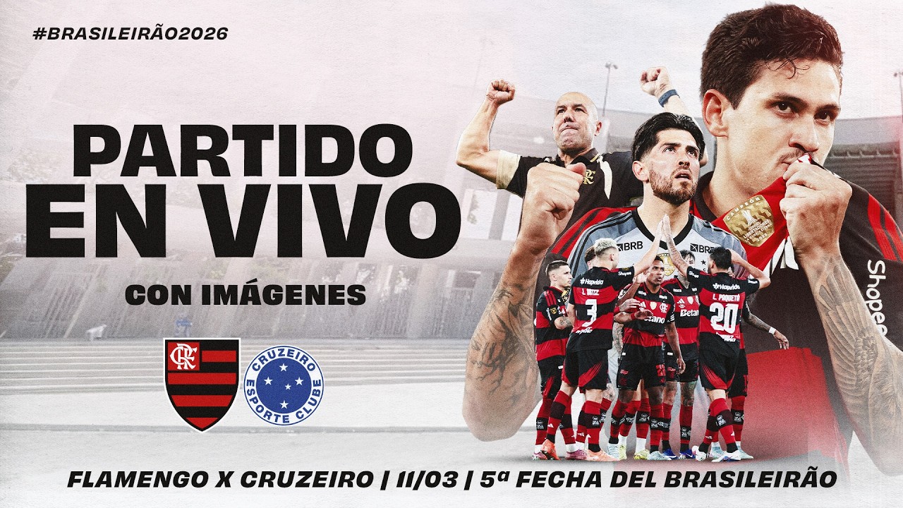 🔴 EN VIVO: FLAMENGO x CRUZEIRO | NARRACIÓN EN ESPAÑOL Y CON IMÁGENES | BRASILEIRÃO (11/03/26)