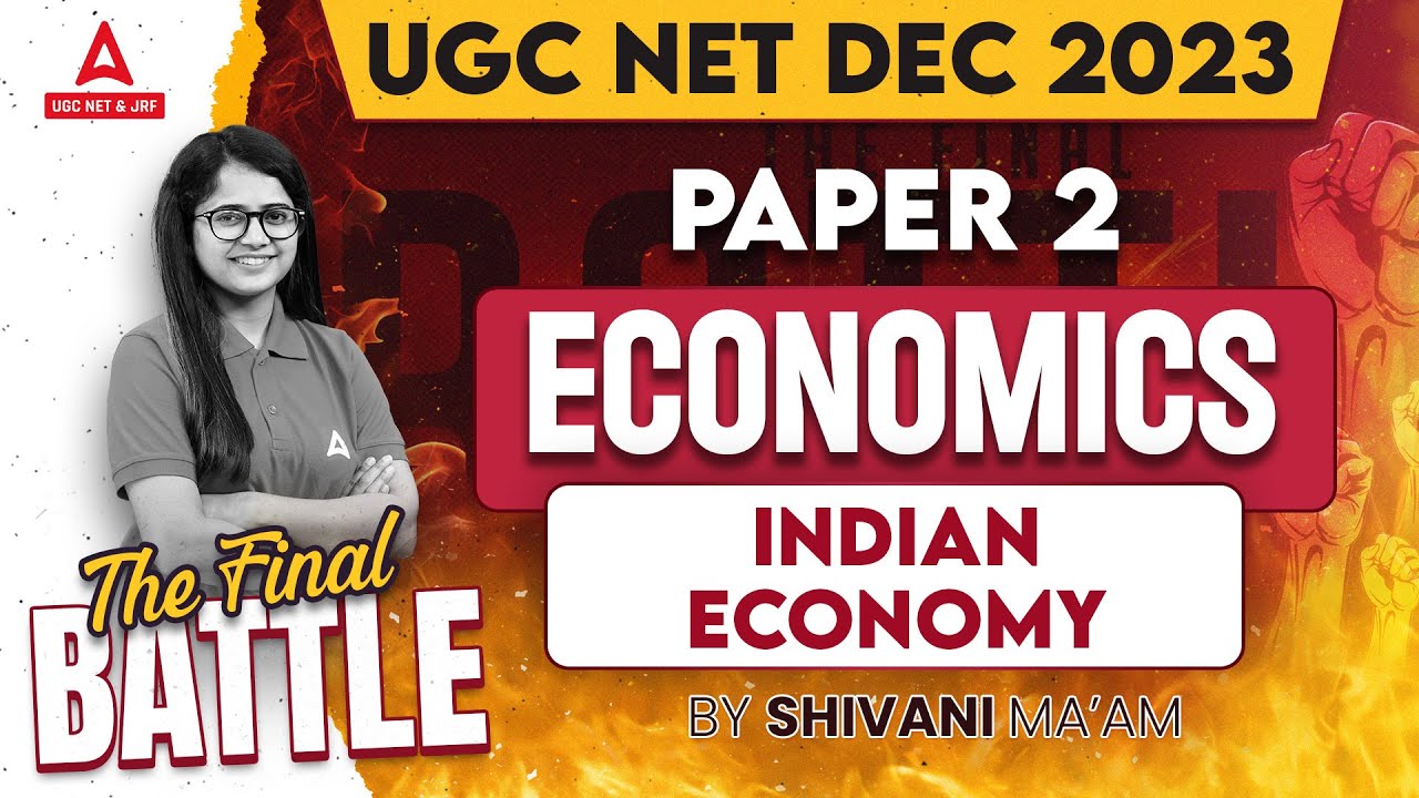 UGC NET Economics | Indian Economy UGC NET | UGC NET Paper 2 Economics by shivani sharma