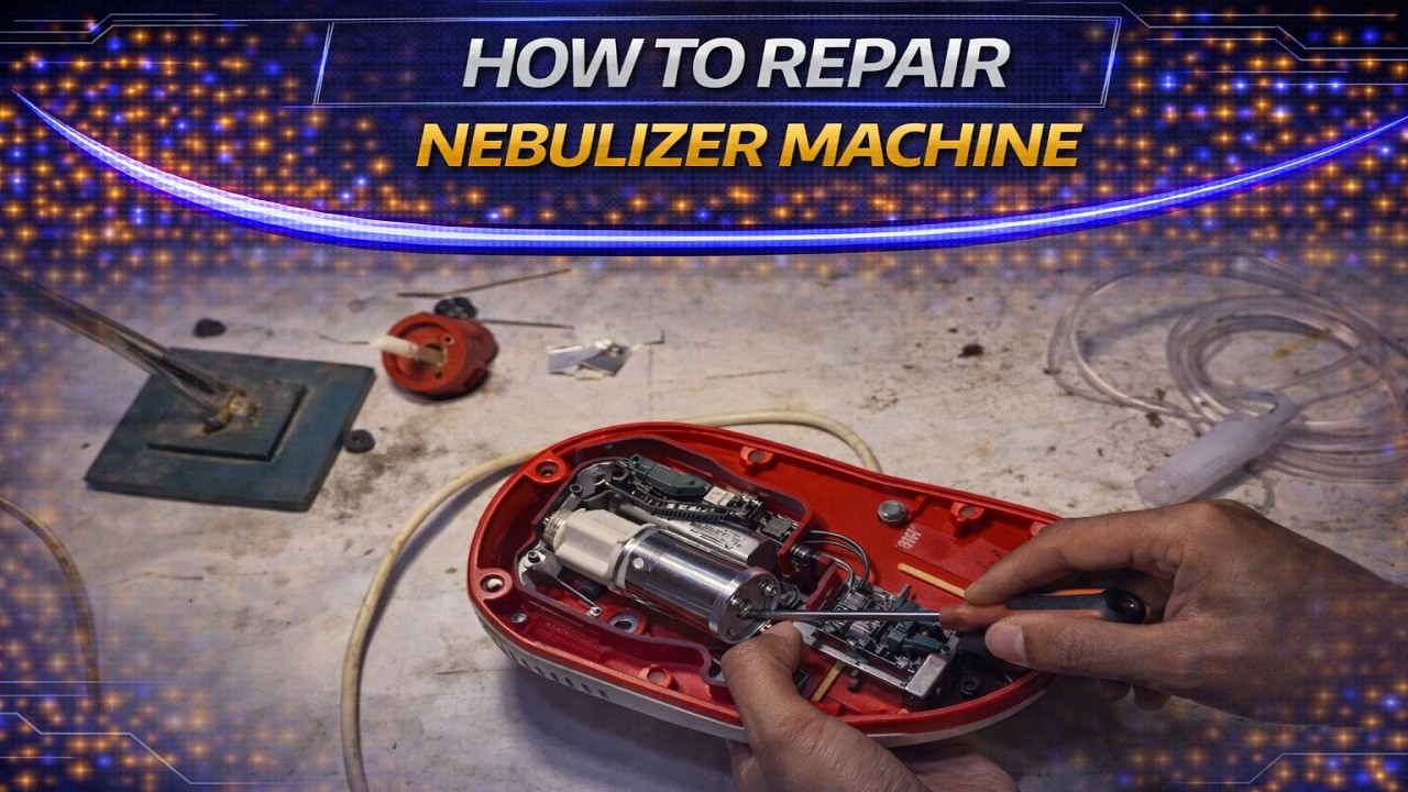 how to repair nebulizer machine