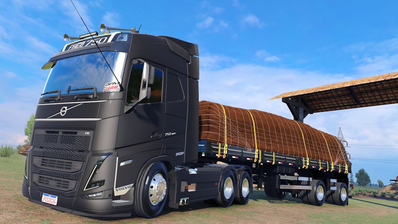VOLVO FH 21 750 NA GRANEL 2 EIXOS - DEVOLU&Ccedil;&Atilde;O DA BATATA ETS 2 MODS BR 1.56