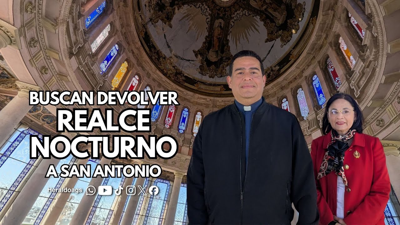 Buscan devolver realce nocturno al Templo de San Antonio