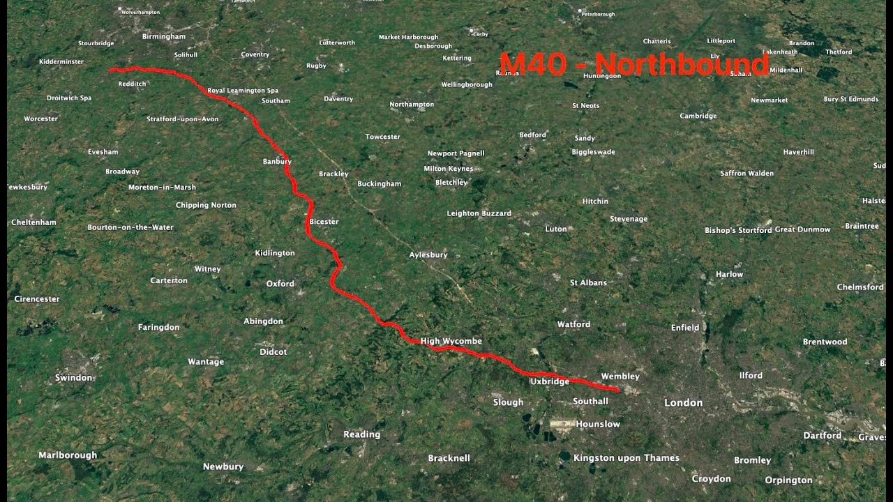 M40 (north) - Time Lapse video - 4x