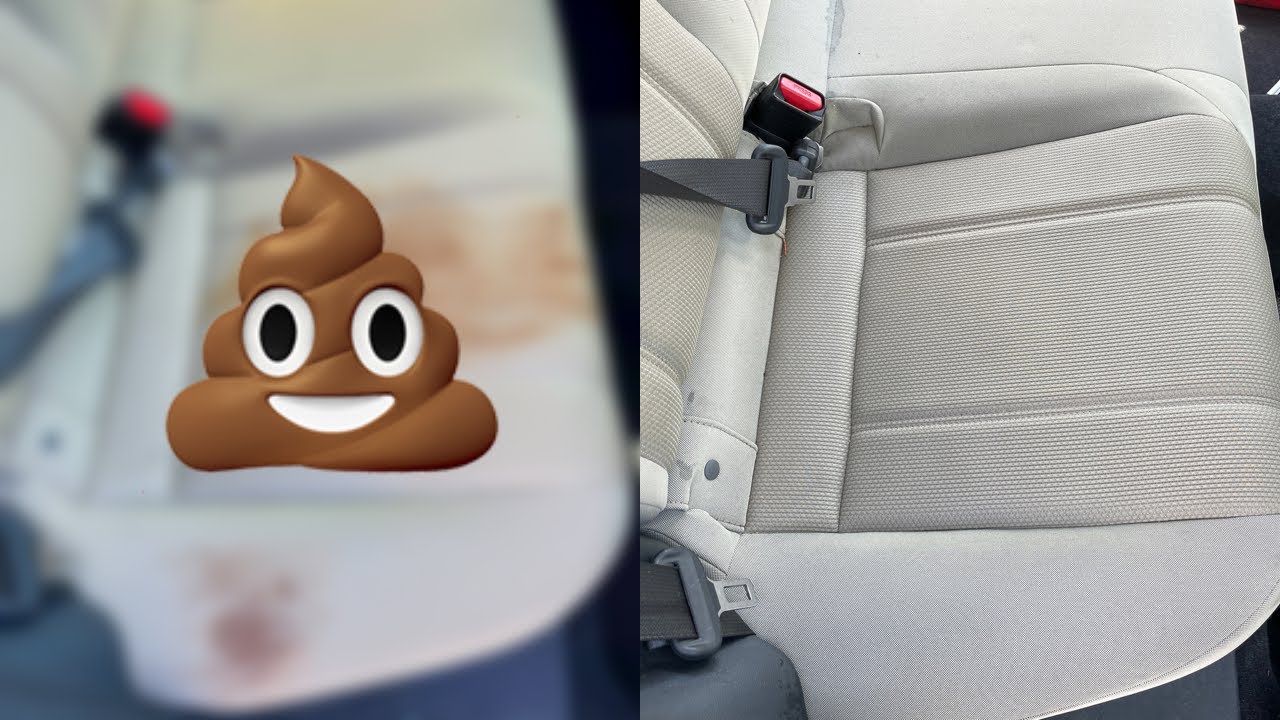 Cleaning A Poopy Car Seat
