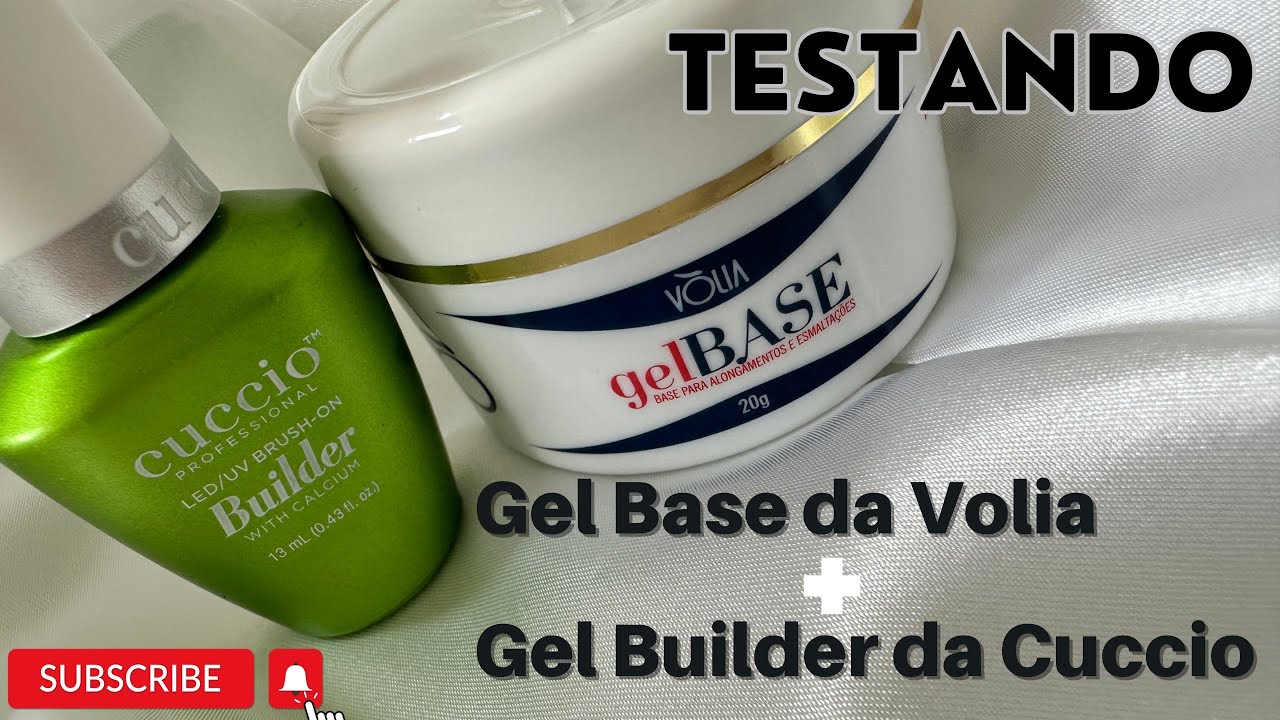 Gel Base Volia + Gel builder Cuccio [Testando qual o melhor???]