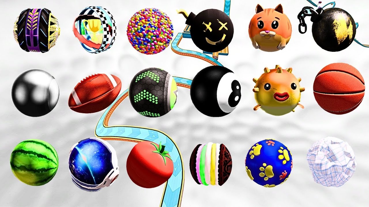 Going Balls: Super Speedrun - Hard level - Ball compare Series -84 #goingballs #goingballsgameplay