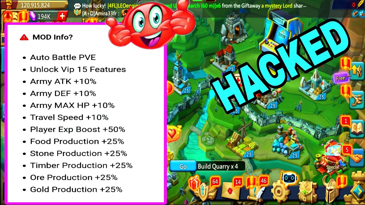Lords Mobile || MOD APK 😈 Неограниченные драгоценные камни + Неограниченное золото + Всё открыто ...
