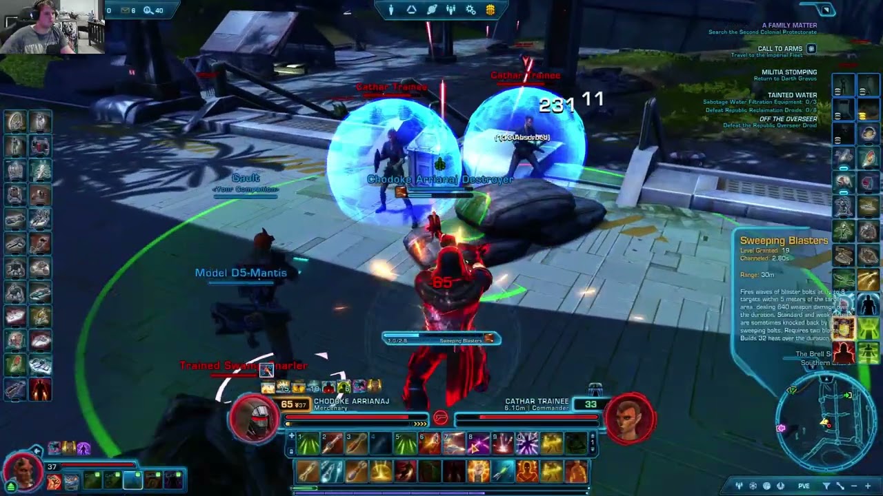 Star Wars the old republic Live Stream Bounty Hunter Route ep 10