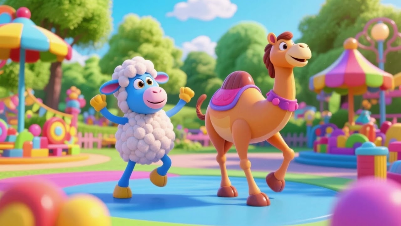 «Голубая овца и верблюд в танцевальном зале Cheer Park 2 – Радужный парад!»