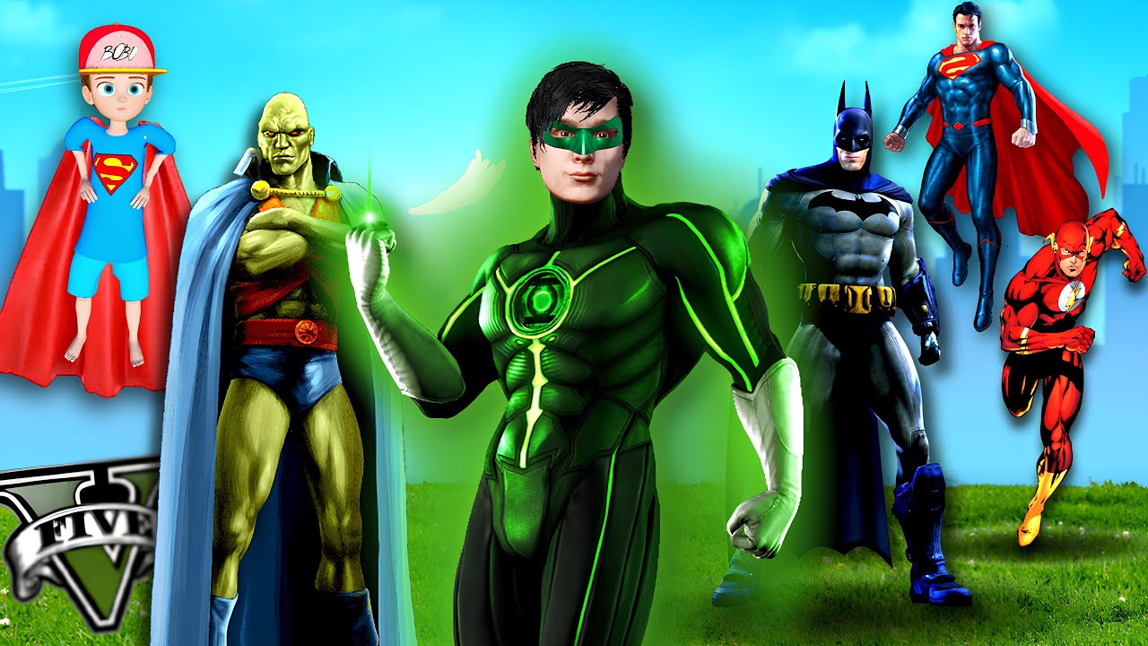 ကျွန်တော်နဲ့ဘိုဘို Justice League အဖွဲ့ထဲဝင်ခဲ့တယ် | I joined Justice League in GTAV | SMART On Live