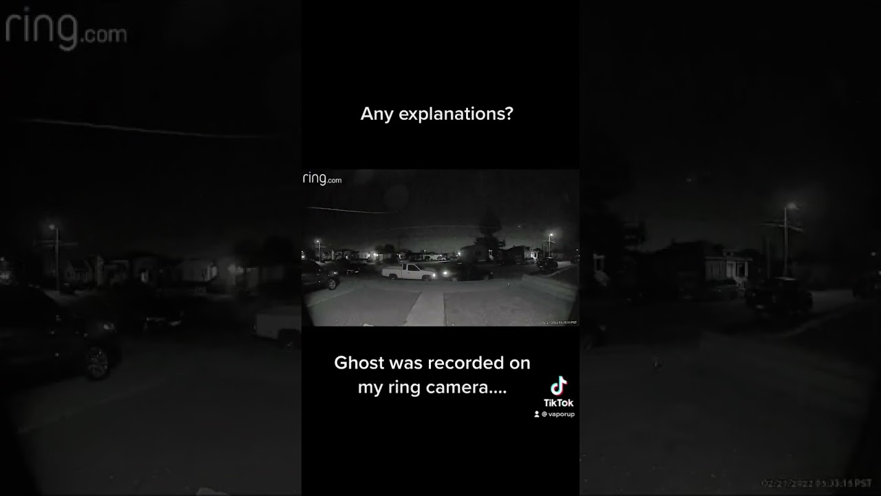 Ring camera Ghost recorded