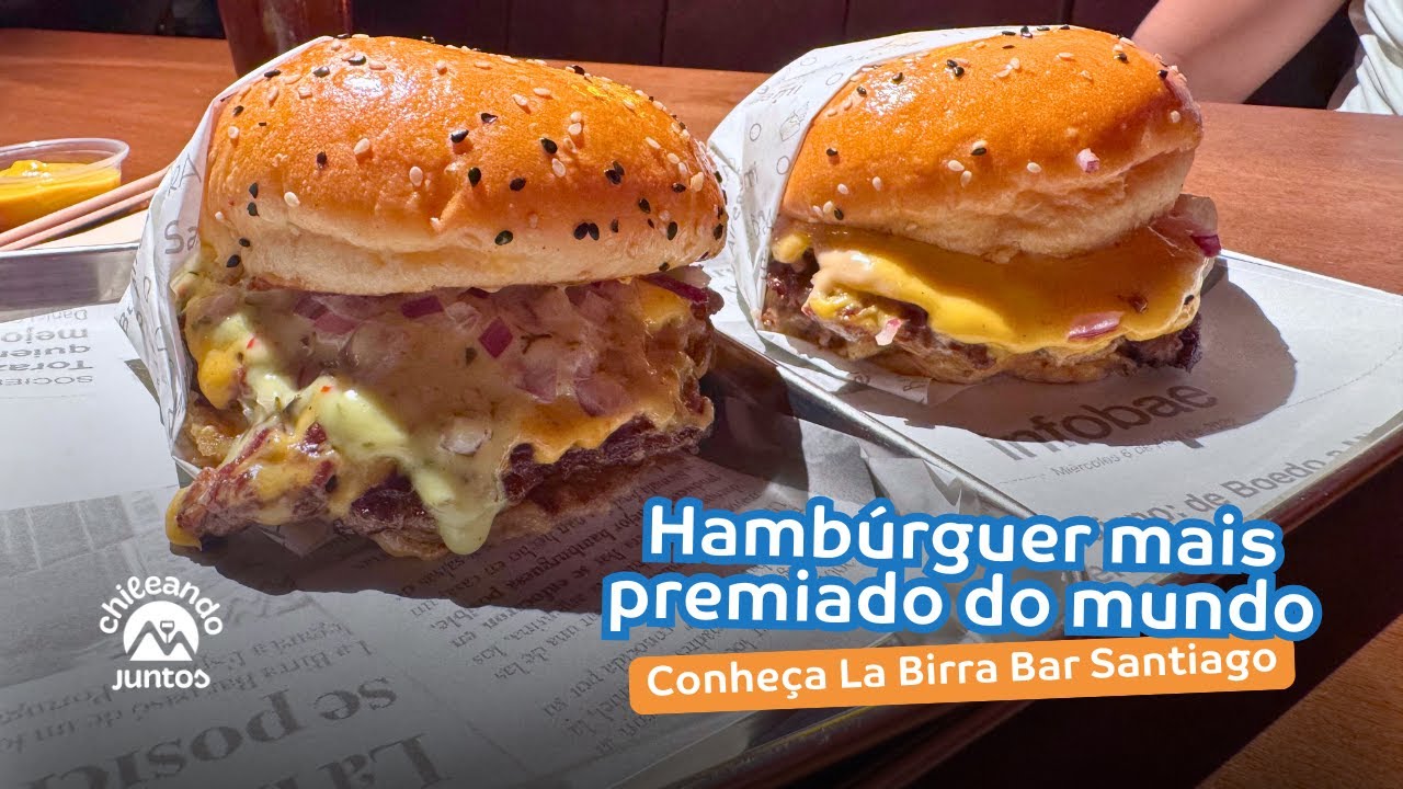 La Birra Bar Santiago | Provamos o HAMBÚRGUER PREMIADO MUNDIALMENTE! Vale a pena?