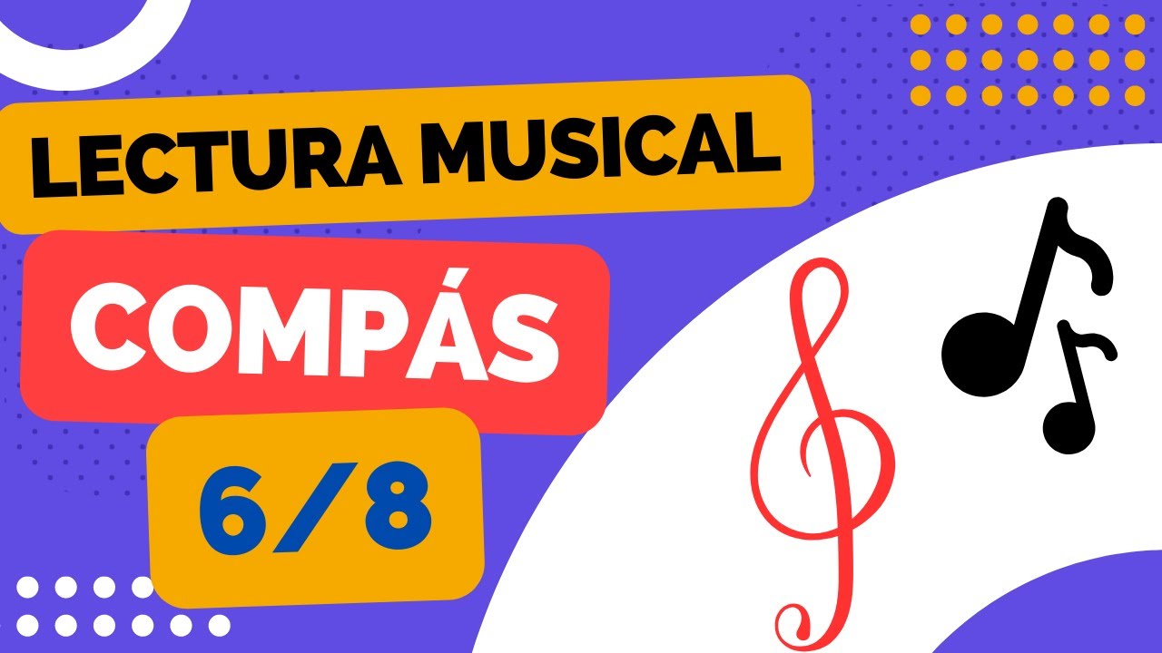 El compás de 6/8 como leer y marcar