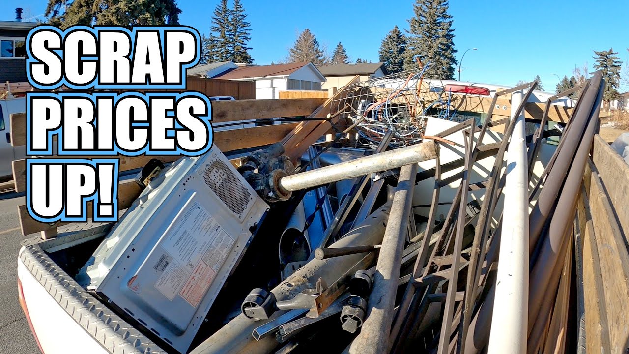 Dumpster Diving Street Scrapping - Scrap Prices Are Up and So are We!