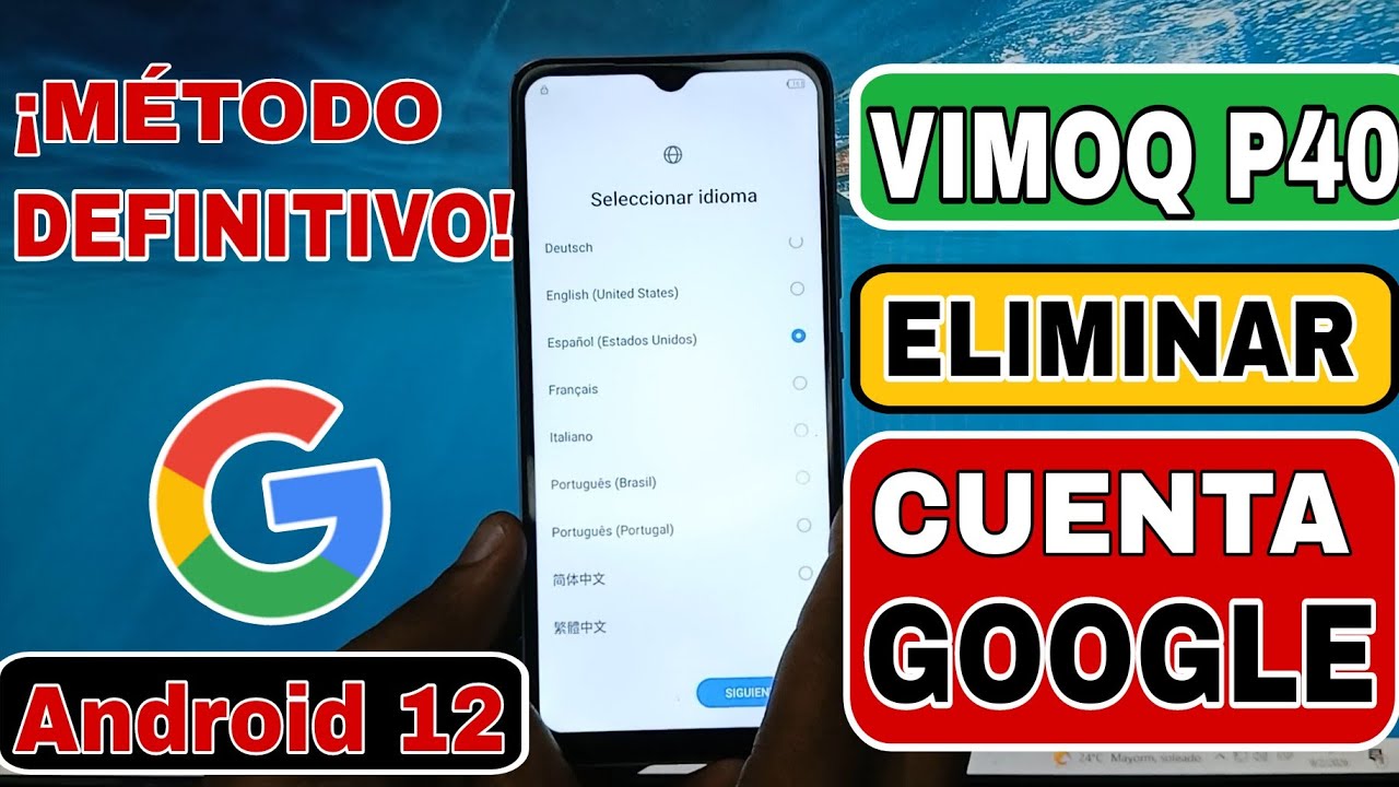 Eliminar Cuenta de Google VIMOQ P40 Android 12 | Vimoq P40 Frp Bypass Android 12😊