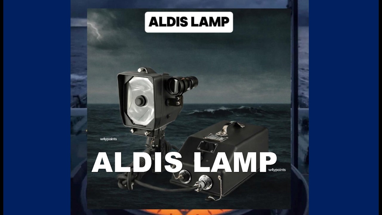 2 OFF   EQUIPMENT  -  ALDIS LAMP