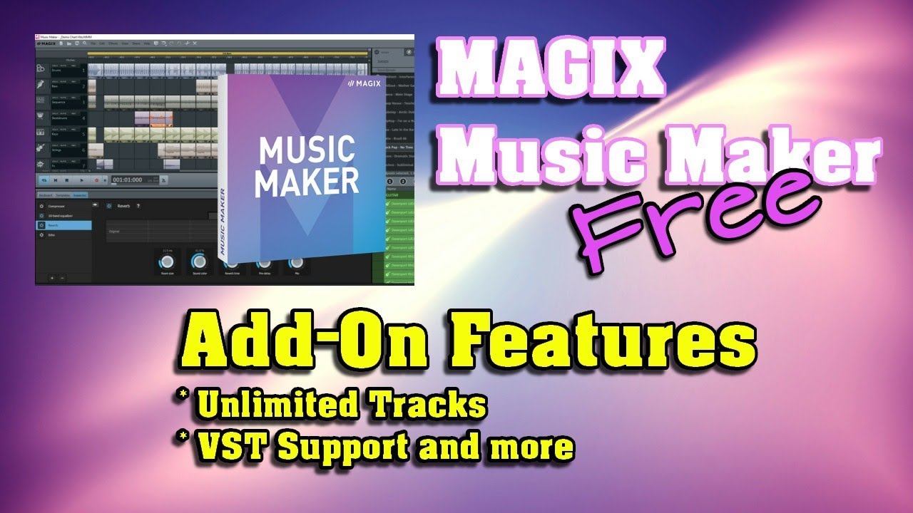 MAGIX Music Maker FREE 2017 - Add-On Features