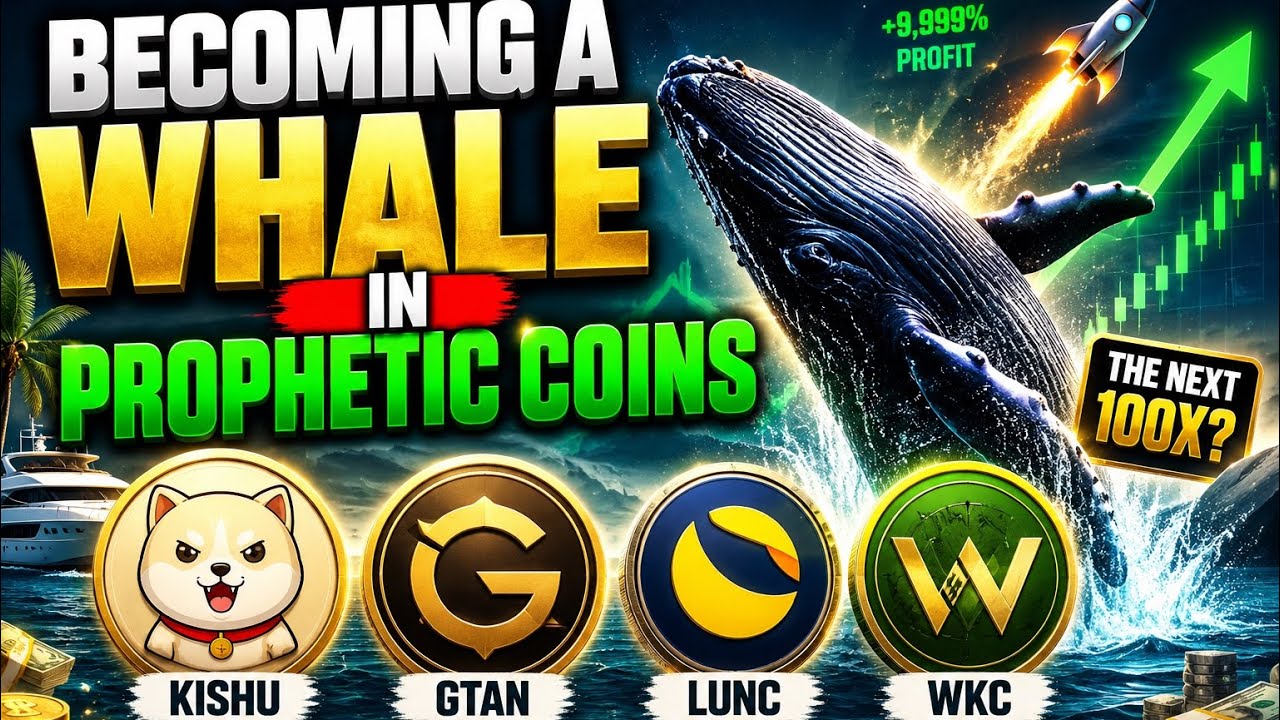 BECOMING A WHALE IN PROPHETIC COINS: KISHU, GTAN, LUNC & WKC