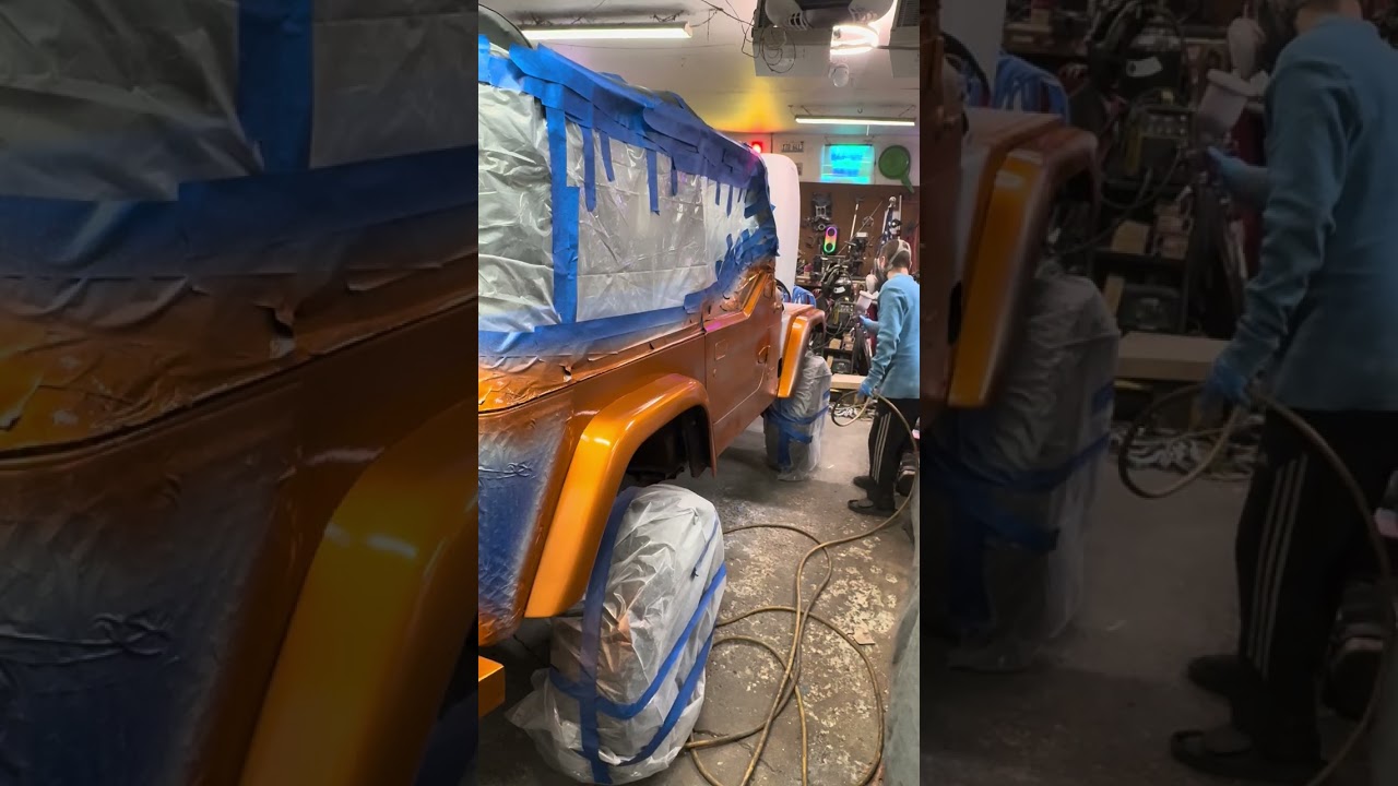 painting jeep burnt orange 