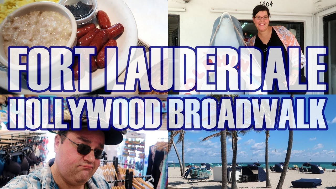 Fort Lauderdale (March 2019) - Part 1: Jack's Diner, CVS, Hollywood Broadwalk, Poutine - ParoDeeJay