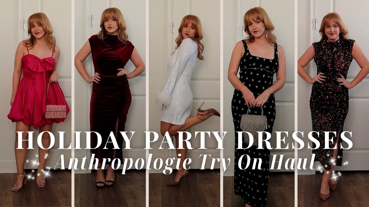 Наряды для праздничной вечеринки Anthropologie🎄✨