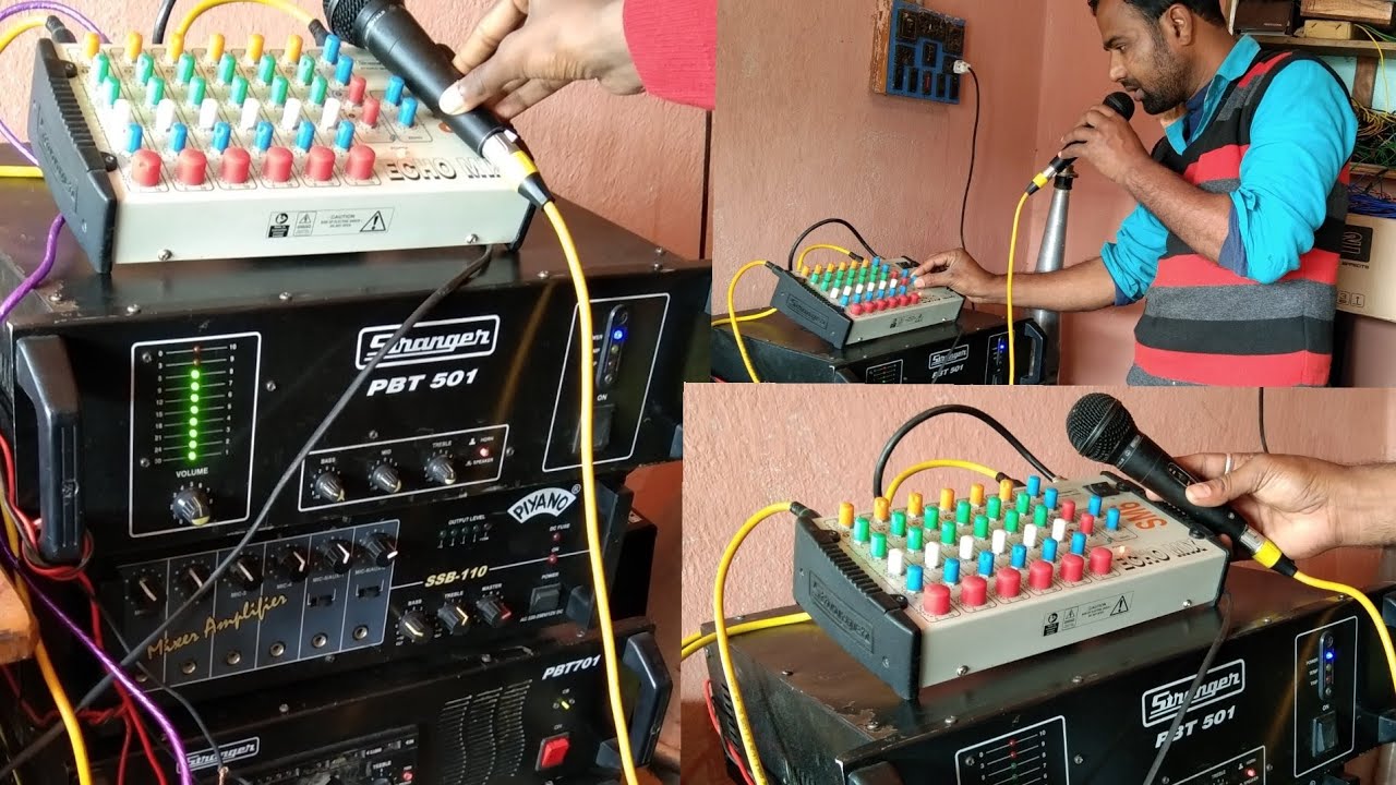Stranger SM6 echo mixer effects live testing(Bangla video)