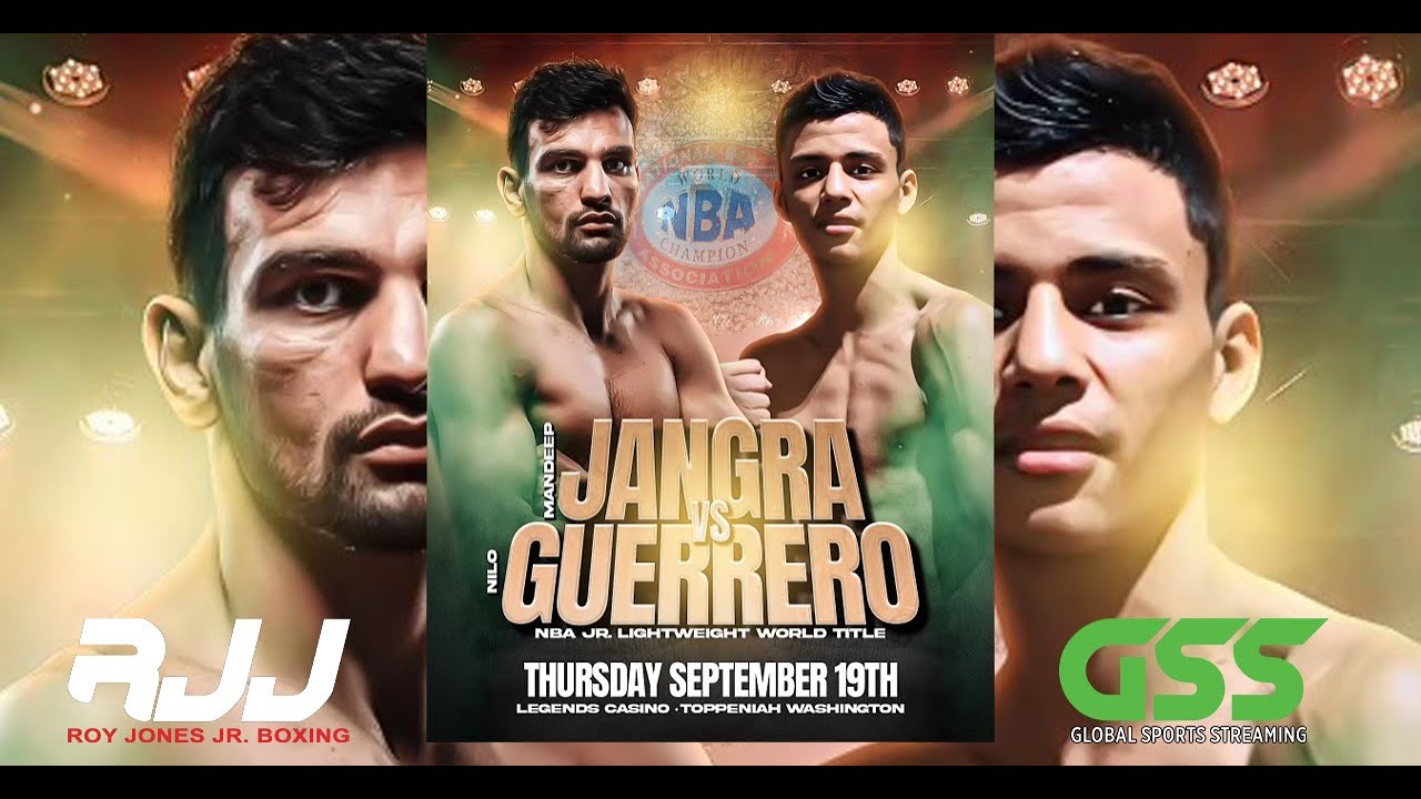 Roy Jones Jr Boxing Promotions Jangra vs Guerrero Weigh In
