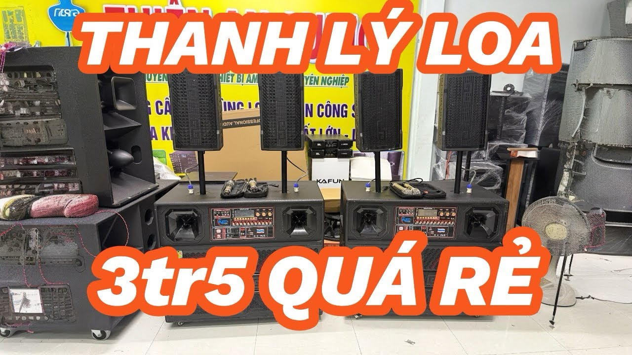 Thanh lý loa kéo 8 loa giá siêu rẻ chỉ 3tr5 hát karaoke hay