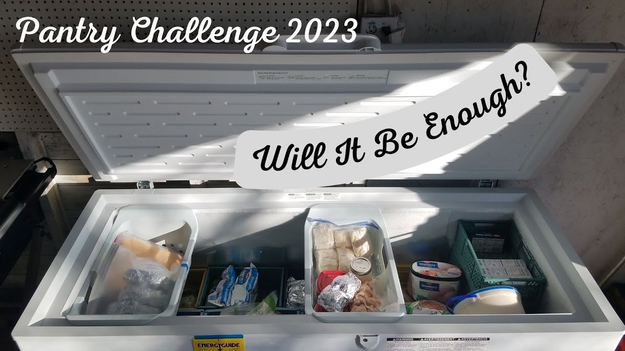 Will our freezer be empty at the end of this? - Pantry Challenge 2023