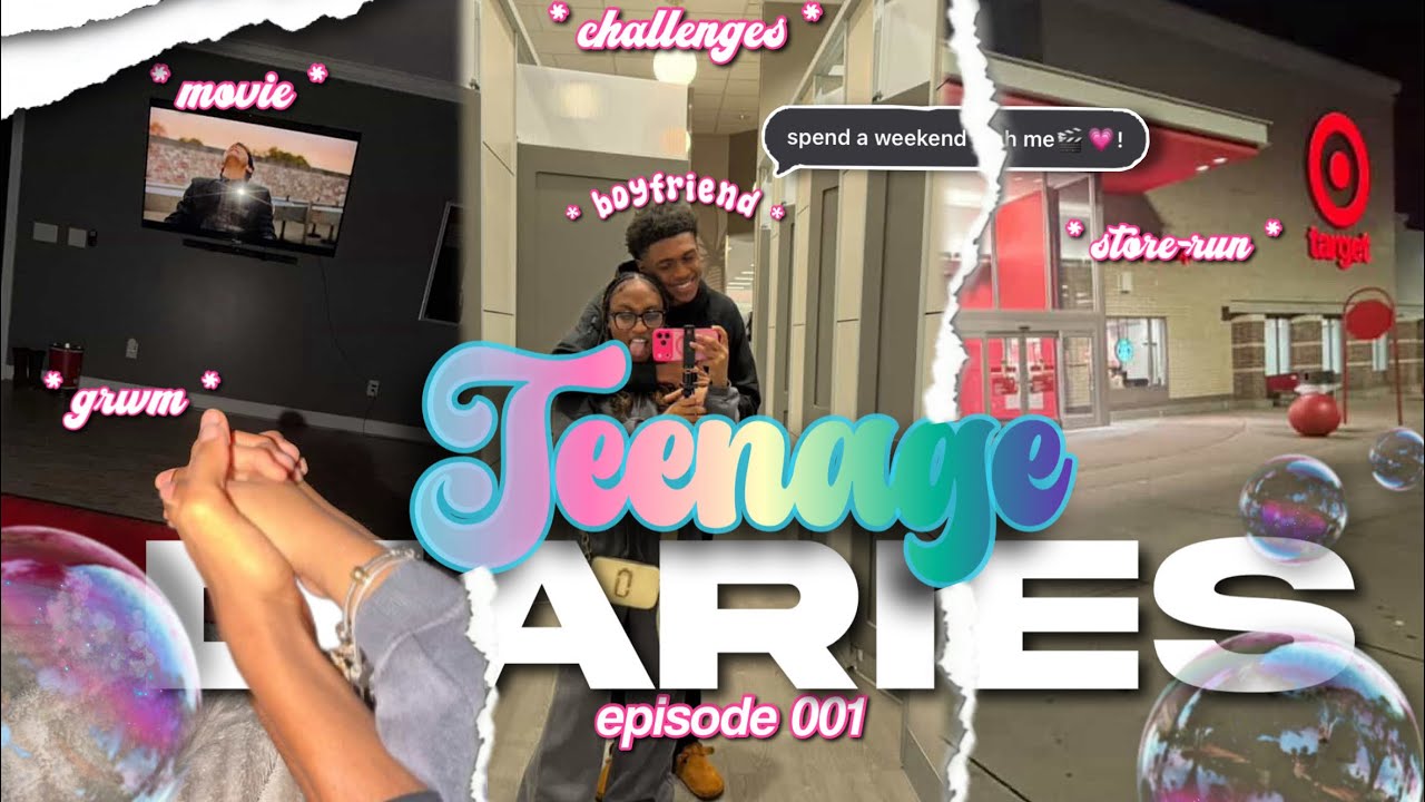 Teenage Diaries Ep. 001🎬💓 | A Cozy Week in My Life, movie date,grwm,store-run,etc. | Jahaira Sherel 