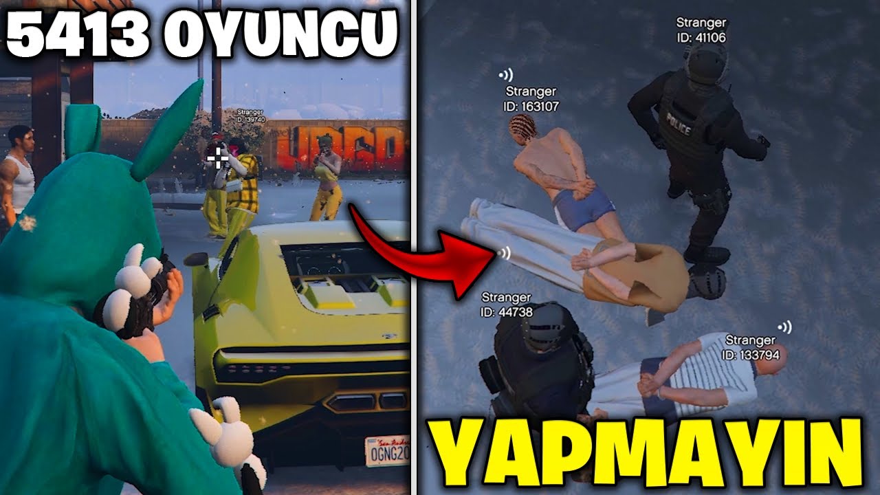 Hile A&ccedil;ıp D&uuml;nyanın En B&uuml;y&uuml;k Roleplay Sunucusunu TROLLEDİM! (Fivem Hile Troll)
