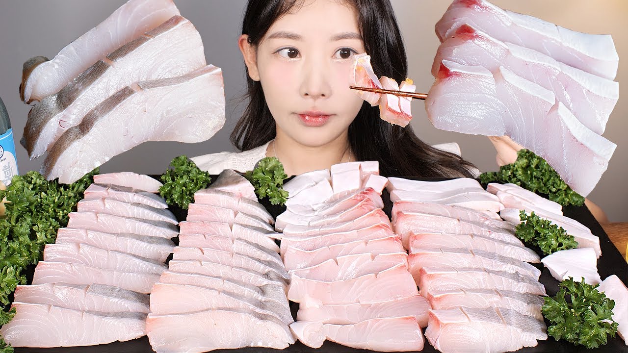 병어와 닮은 생선🐟 고소하고 부드러운 덕자(덕대)회 먹방 Raw silver pomfret [eating show] mukbang korean food