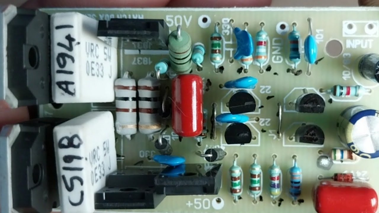 500w driver component filling and double emitter follower , match box pcb Whatsapp 9527 546 710