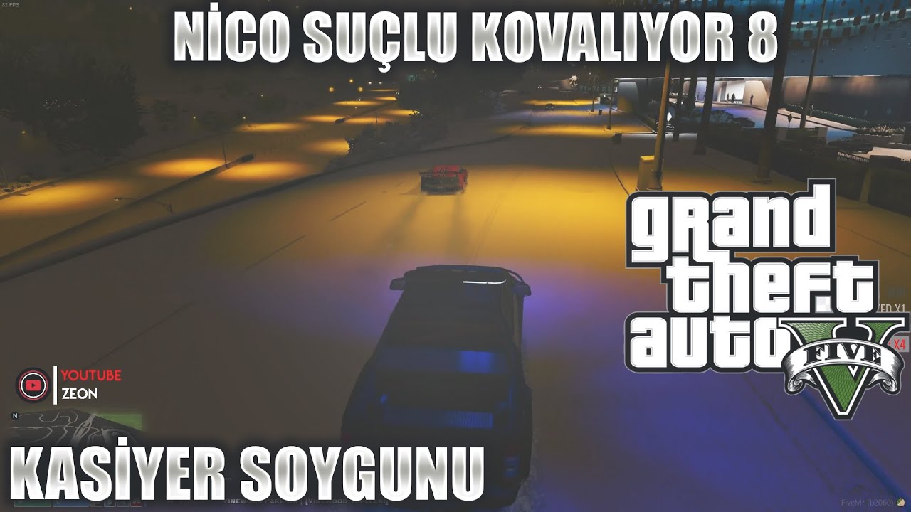 NİCO SUÇLU KOVALIYOR 8 | KASİYER SOYGUNU | EDRP GTA V EFSANE KAÇIŞ
