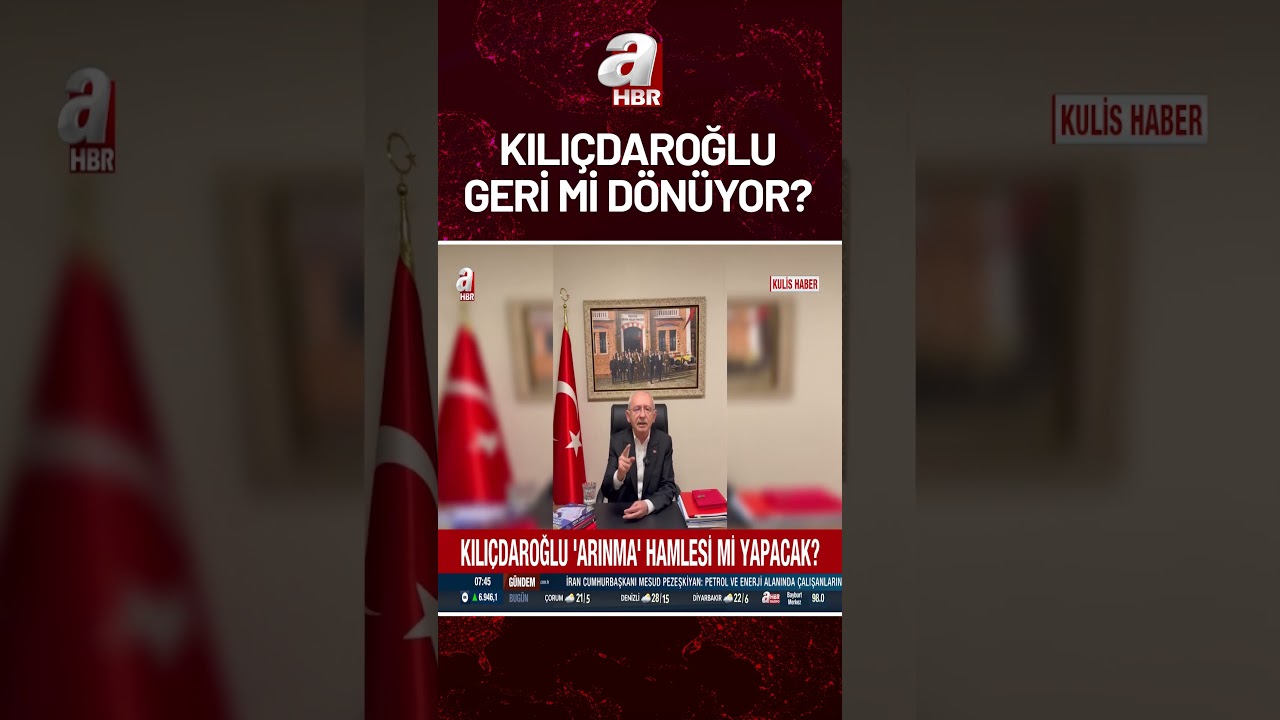 Kılı&ccedil;daroğlu geri mi d&ouml;n&uuml;yor? CHP'de arınma hamlesi mi yapacak? | A Haber