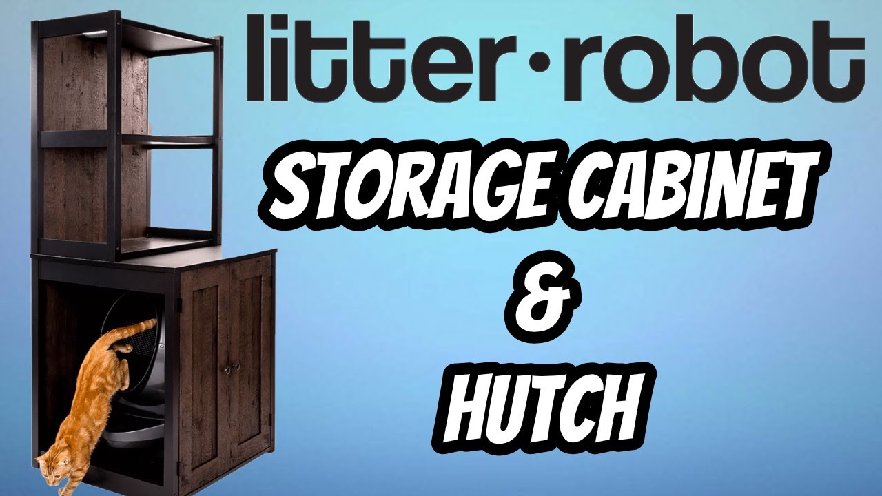 Litter-Robot Storage Cabinet and Hutch Review: Organize and Elevate Your Cat's Space!
