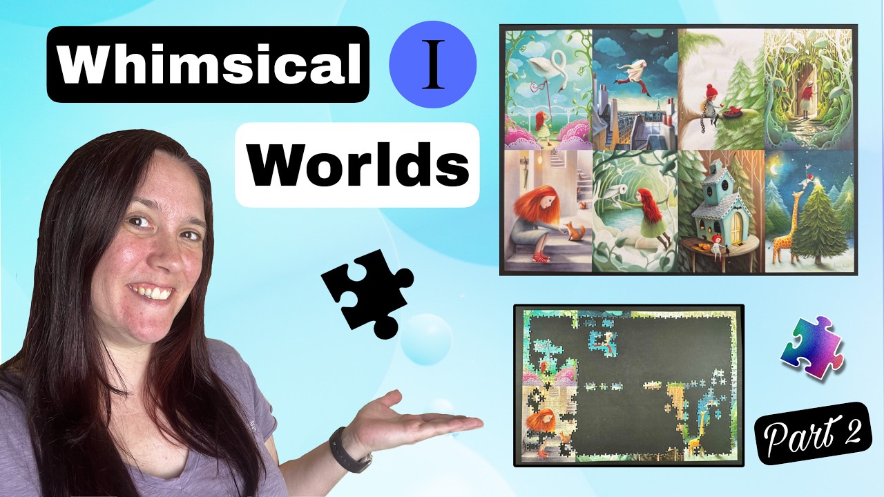 Building Whimsical Worlds - Great British Jigsaws, by Demelsa Haughton - LIVE, part 2