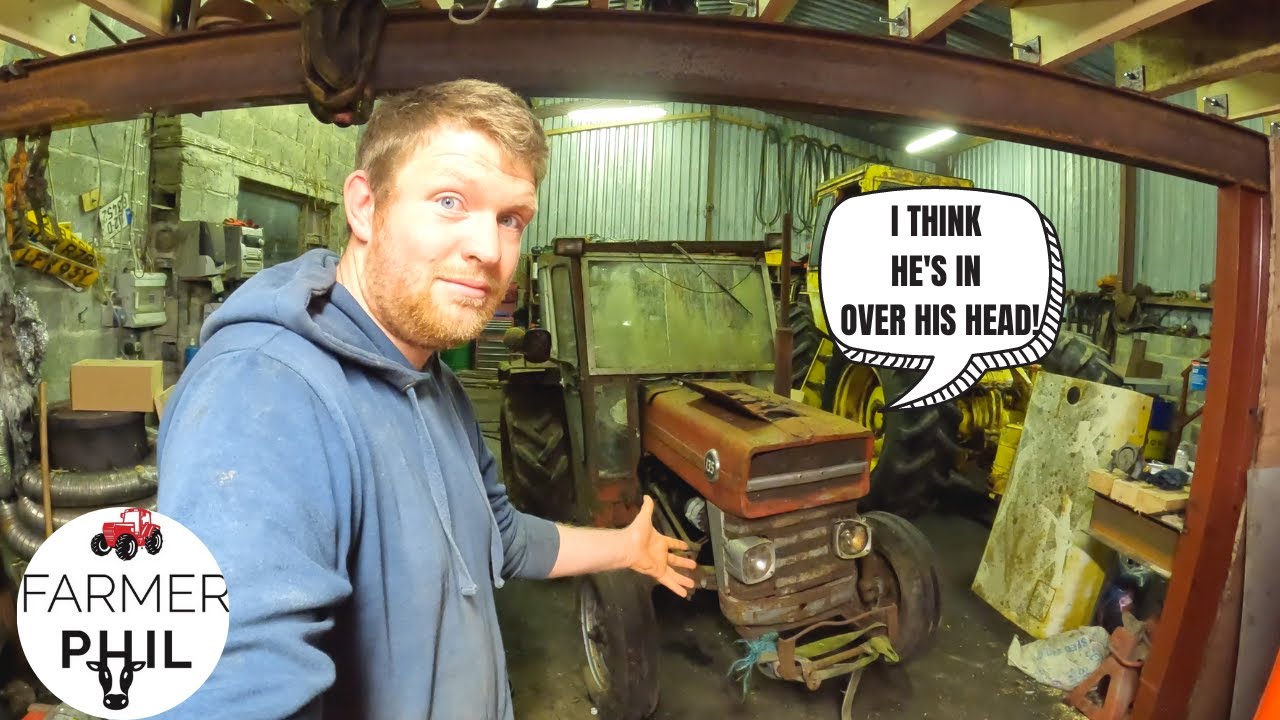 CAN FARMER PHIL FIX THE MF 135?! WITH NO HELP FROM FATHER PHIL
