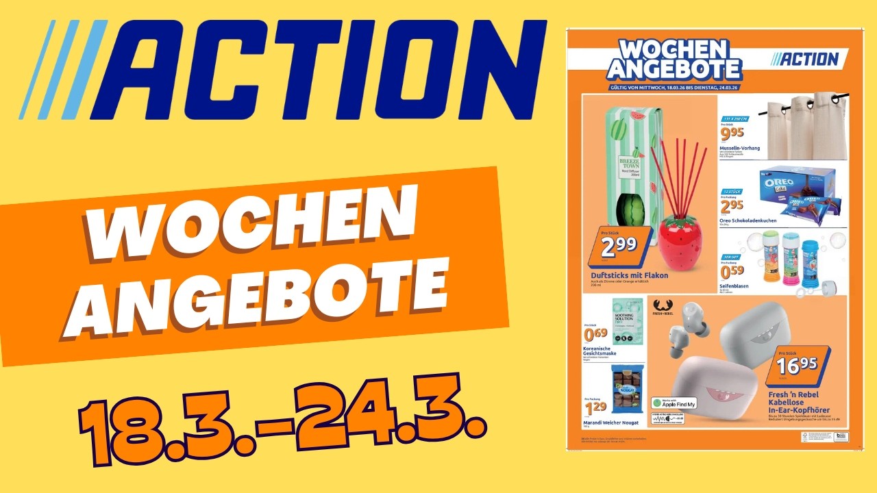 ACTION Prospekt: Die besten Angebote ab 18.3.2026! 🔥 Nicht verpassen! #action