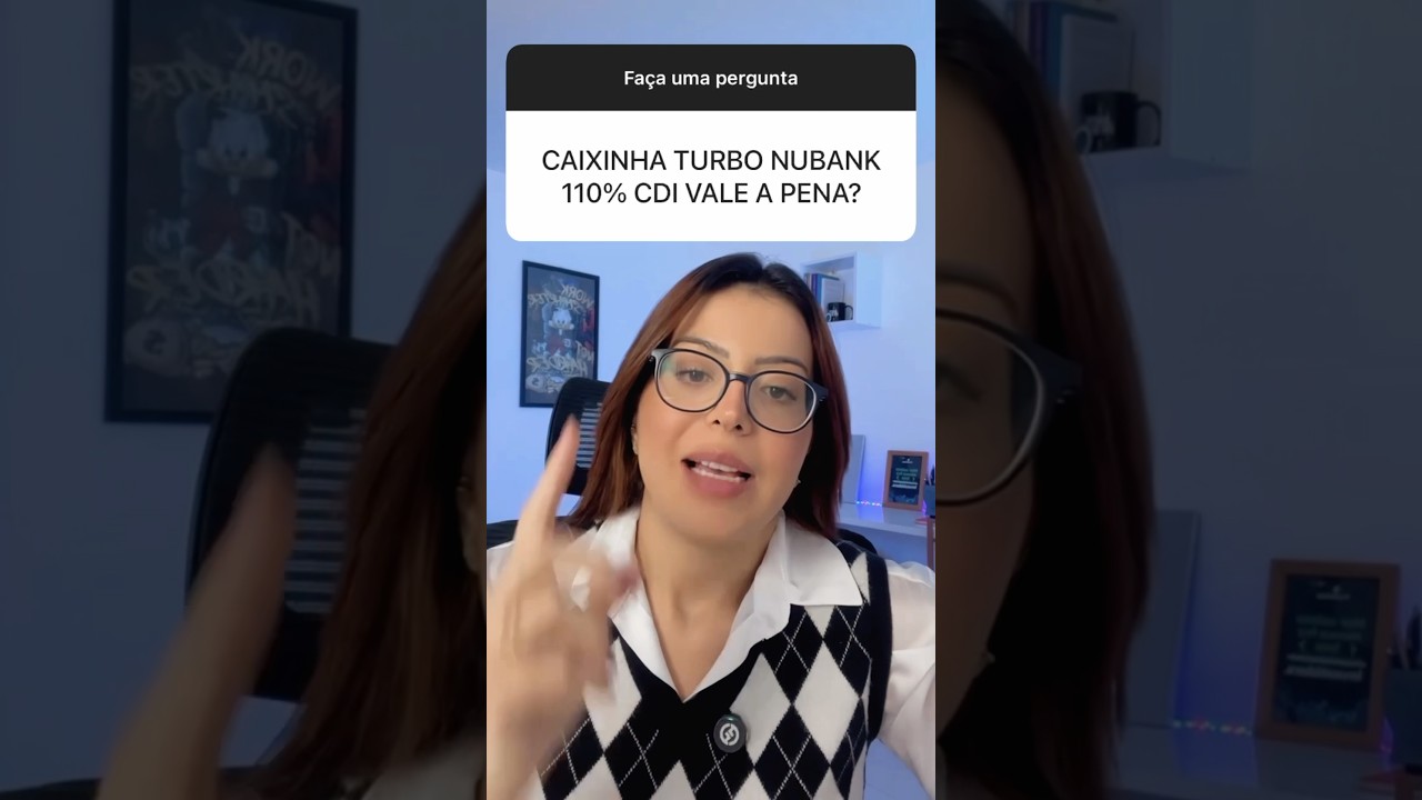 CAIXINHA TURBO DO NUBANK QUE RENDE 110% DO CDI! #nubank #investimentos #cdi