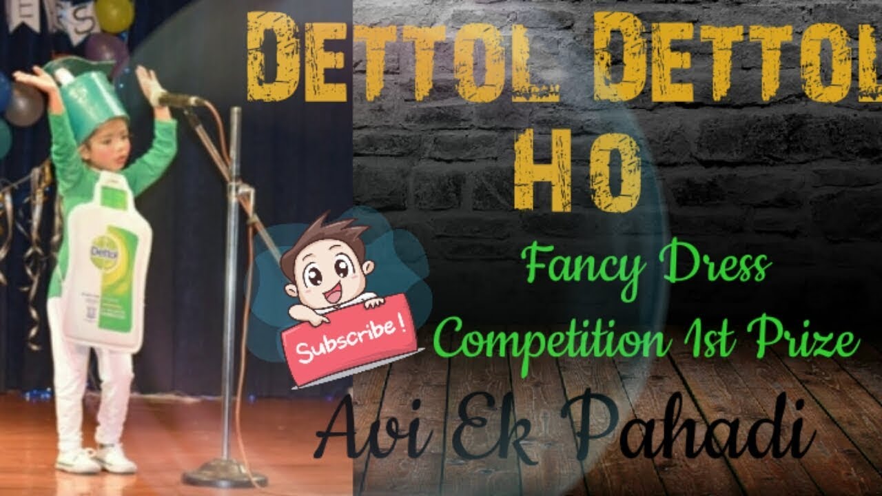 Dettol Hand Wash Ad | Fancy dress competition 2019 | First Prize | Fancy Dress Idea