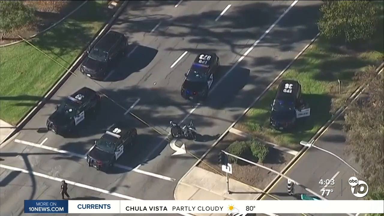 Heavy police presence in Escondido following officer-involved shooting