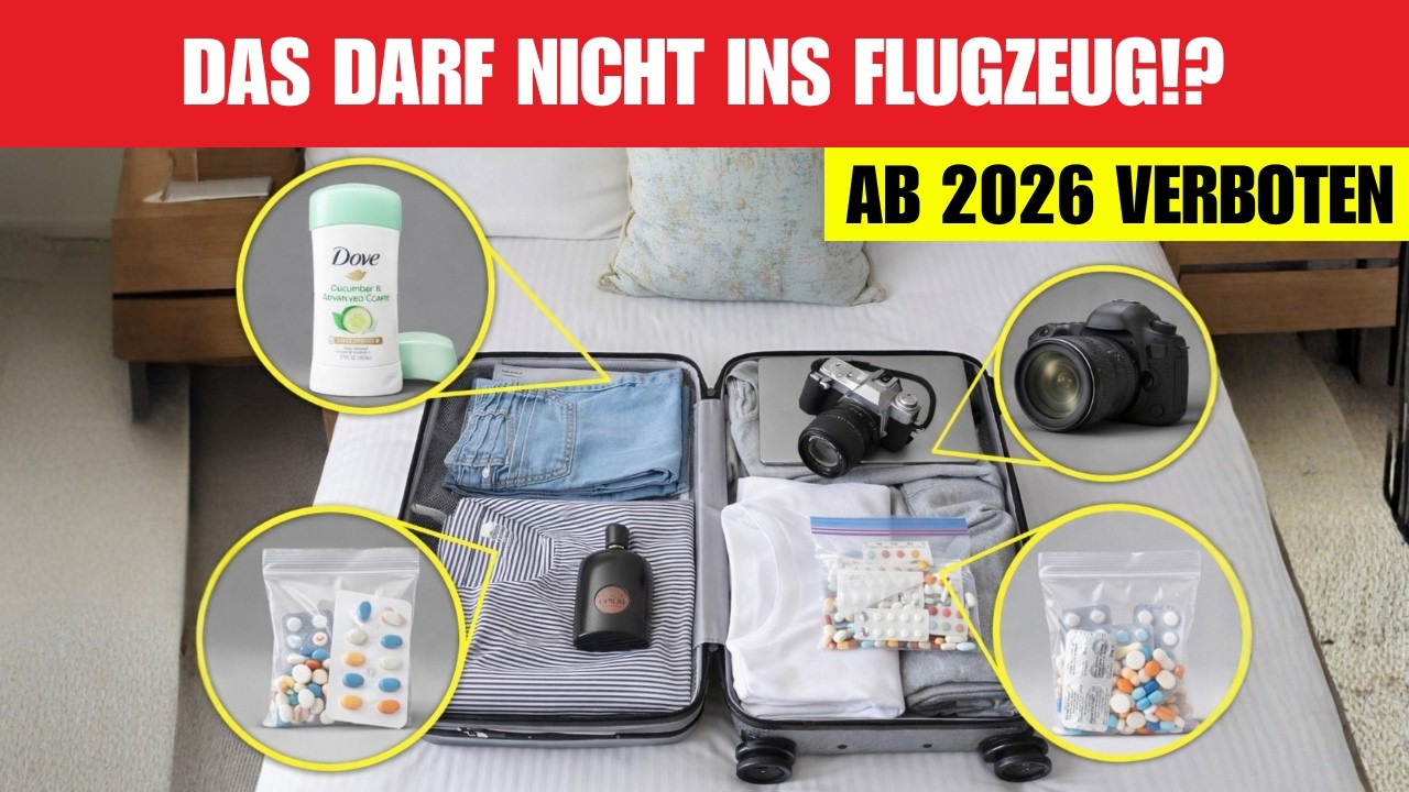24 Verbotene Gegenstände im Aufgegebenen Gepäck im Jahr 2026