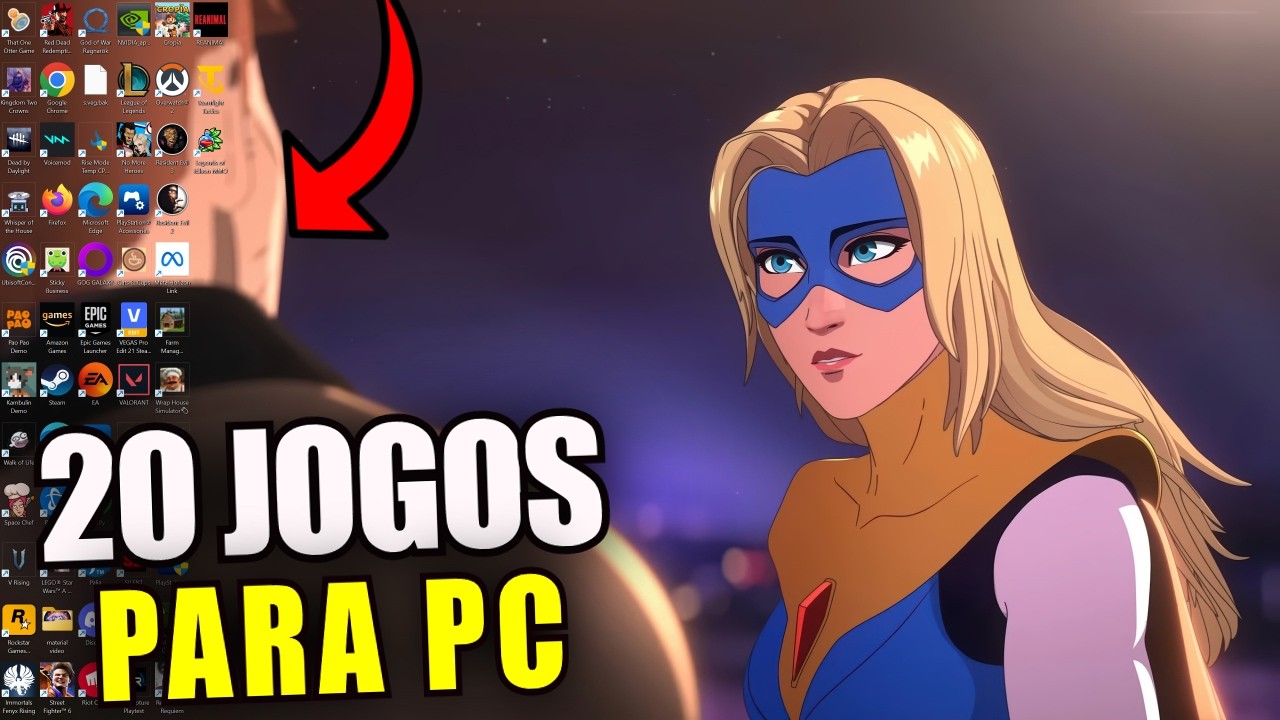 20 MELHORES JOGOS PARA PC M&Eacute;DIO de 2025/2026!