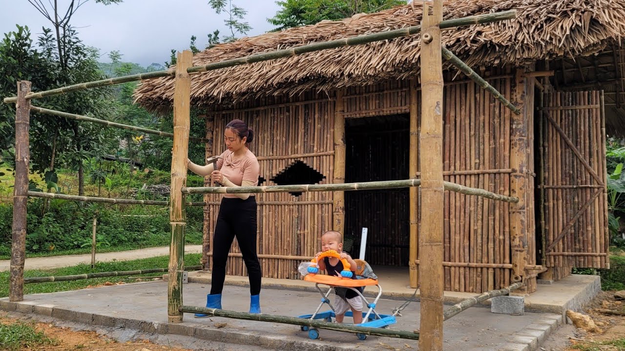 FULL VIDEO: 30 days of roofing and walling with bamboo.