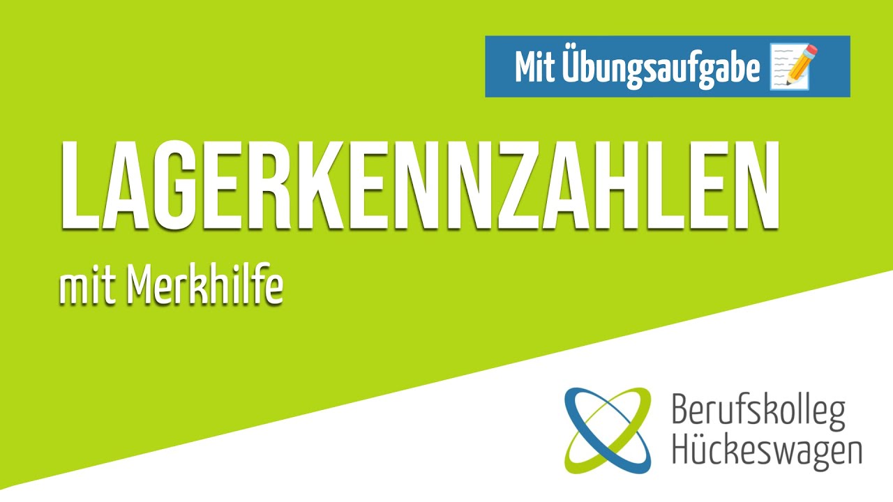 Lagerkennzahlen: Formeln, Berechnen & Übungsaufgaben | Lagerbestand, Umschlagshäufigkeit, Lagerdauer