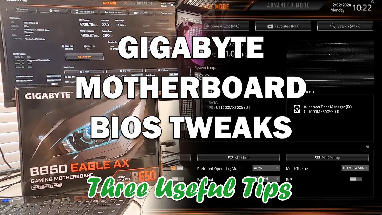 Настройки материнской платы B650 Eagle AX *ТРИ СОВЕТА ОТ GIGABYTE*