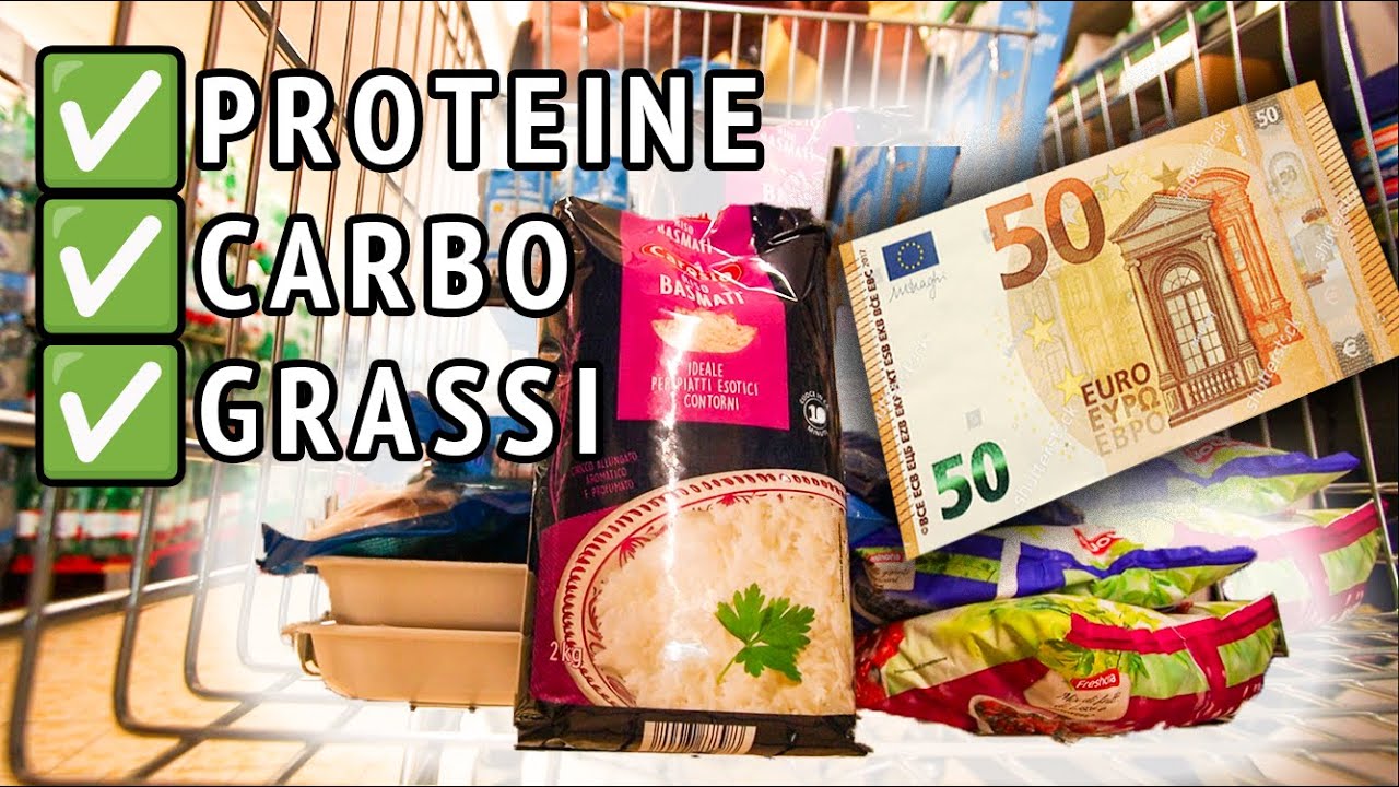 SPESA FIT COMPLETA CON 50 EURO A SETTIMANA? | BIG ON A BUDGET