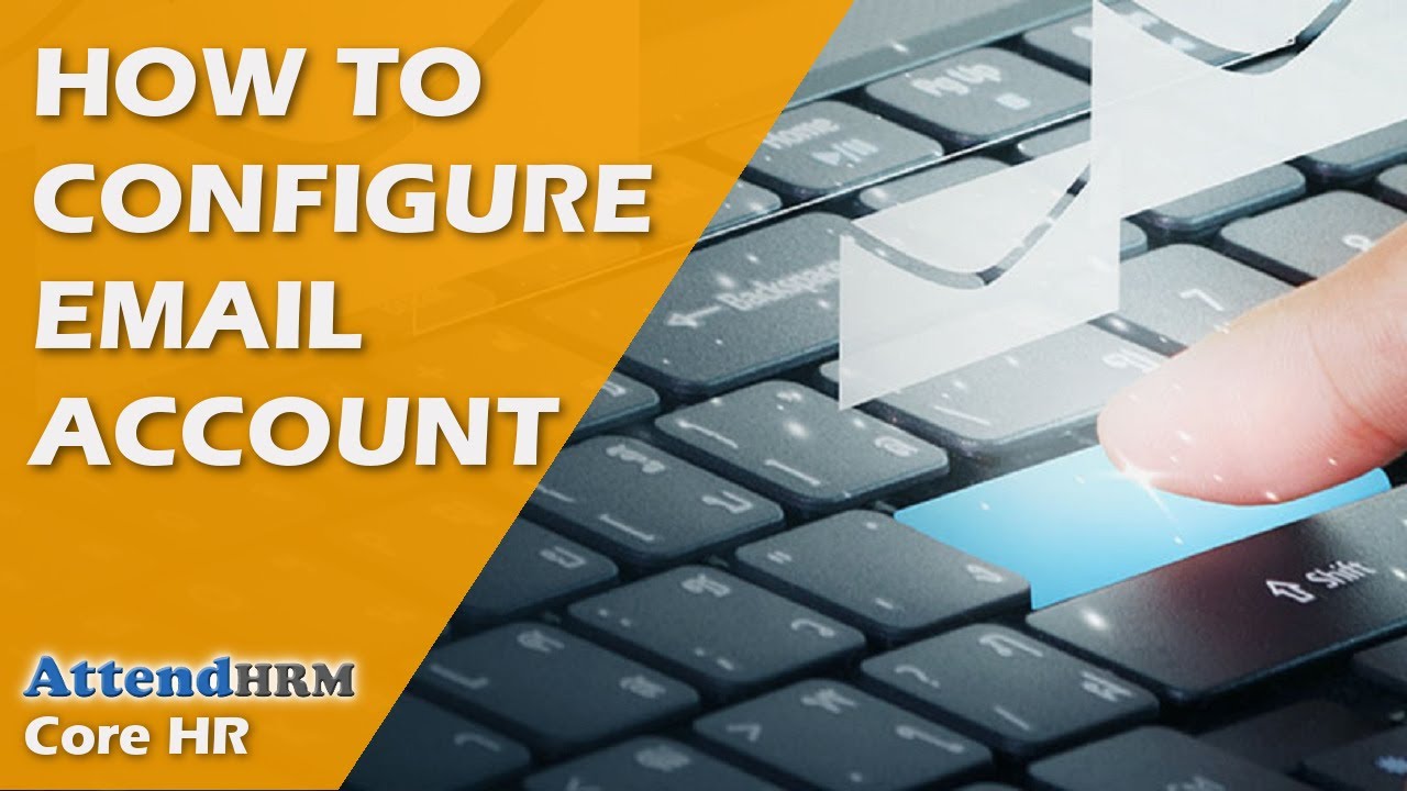 How to configure email account in Lenvica HRMS