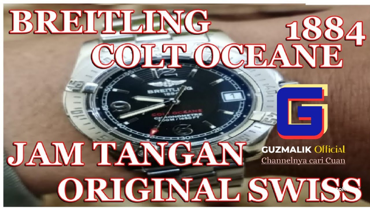 Mantap Gak Disangka Dapat Jam Tangan - BREITLING COLT OCEANE 1884 Original Swiss 🤩 di Cianjur
