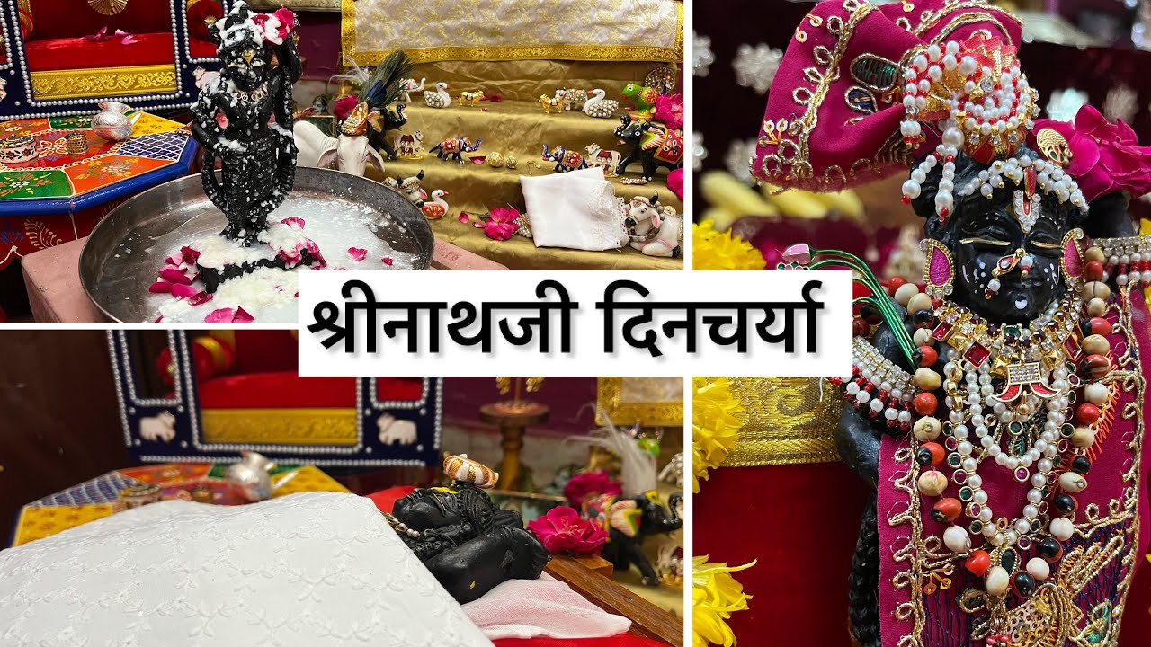 श्रीनाथजी की सेवा कैसे करे/दिनचर्या/लड्डू गोपाल सेवा/गर्मी की दिनचर्या/पुष्टिमार्ग/श्रीनाथजी शृंगार